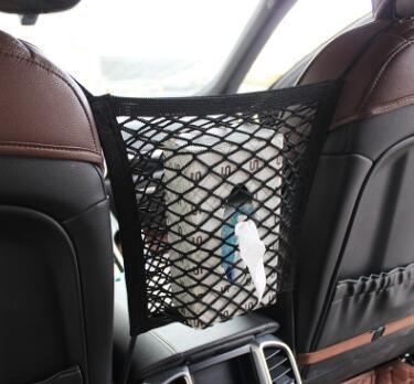 Universal Car Seat Storage And Barrier Net Organizer