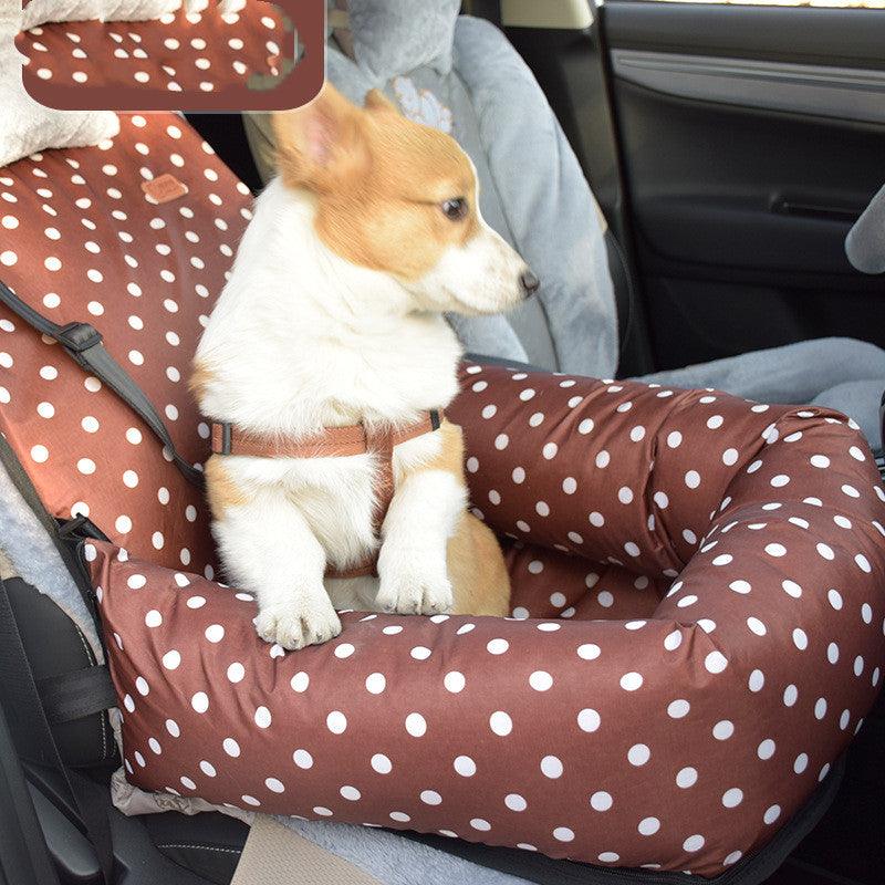 Pet Travel Car Seat - Cozy And Portable Kennel For Small And Medium-Sized Dogs