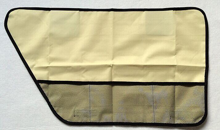 Car Pet Mat Side Door Protector - Anti-Scratch & Anti-Kick Oxford Cloth Protection Mat - Set Of 2